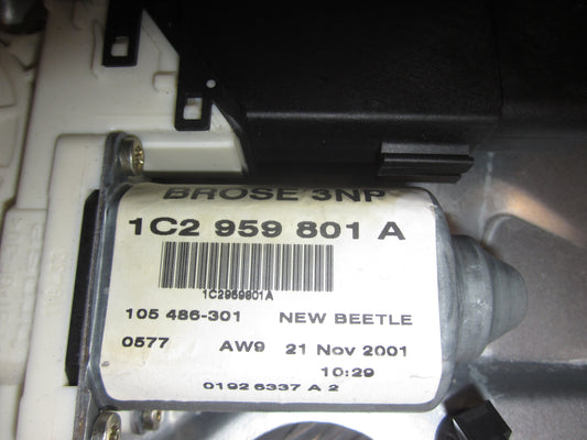 VW Beetle 9C Rudemotor - Rudehejs Med OEM Nr. 1C2959801A Fra VW Ophugger