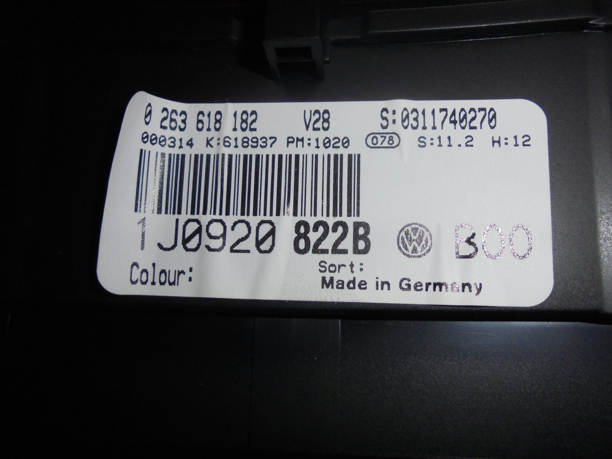 VW Golf 4 1J Speedometer - Instrument Med OEM Nr. Ophugger Fra VW Ophugger