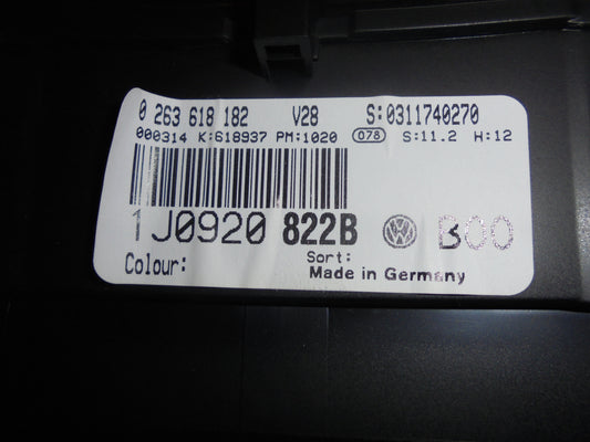 VW Golf 4 1J Speedometer - Instrument Med OEM Nr. Ophugger Fra VW Ophugger
