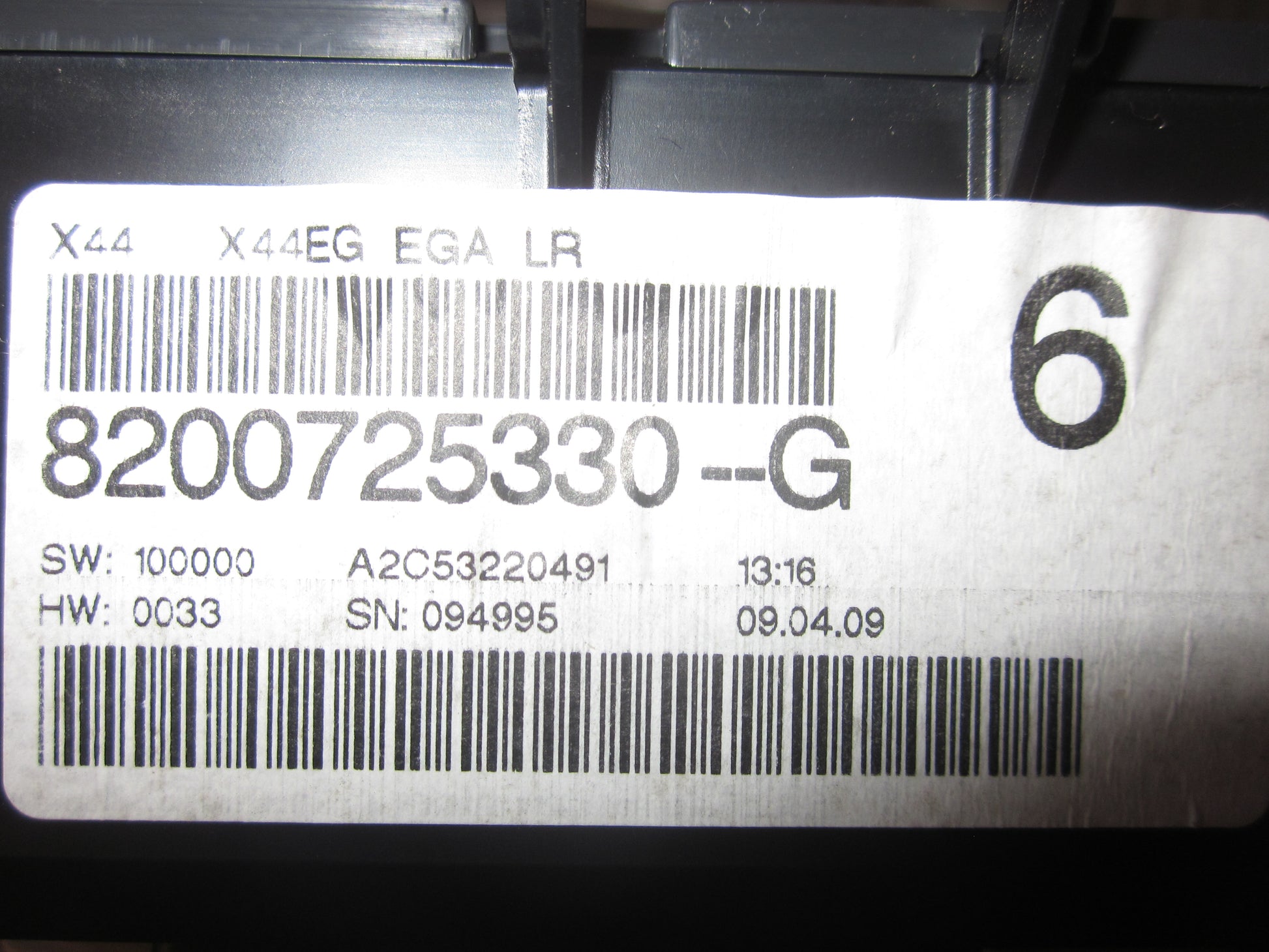 Renault Twingo 2 Speedometer - Instrument Med OEM Nr. Ophugger Fra Renault Ophugger