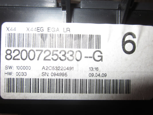 Renault Twingo 2 Speedometer - Instrument Med OEM Nr. Ophugger Fra Renault Ophugger