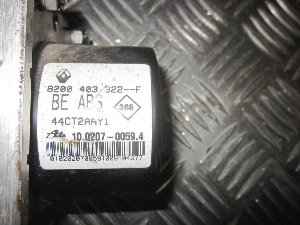 Renault Twingo 2 ABS Pumpe Med OEM Nr. 8200403322 Fra Renault Ophugger