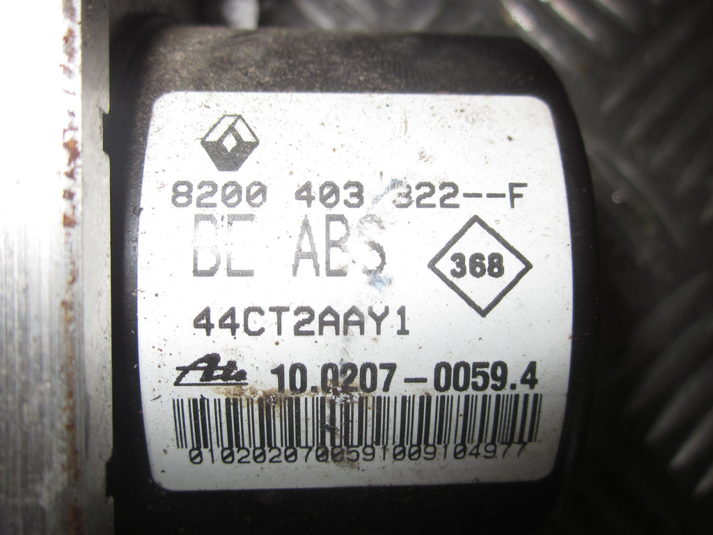 Renault Twingo 2 ABS Pumpe Med OEM Nr. 8200403322F Fra Renault Ophugger
