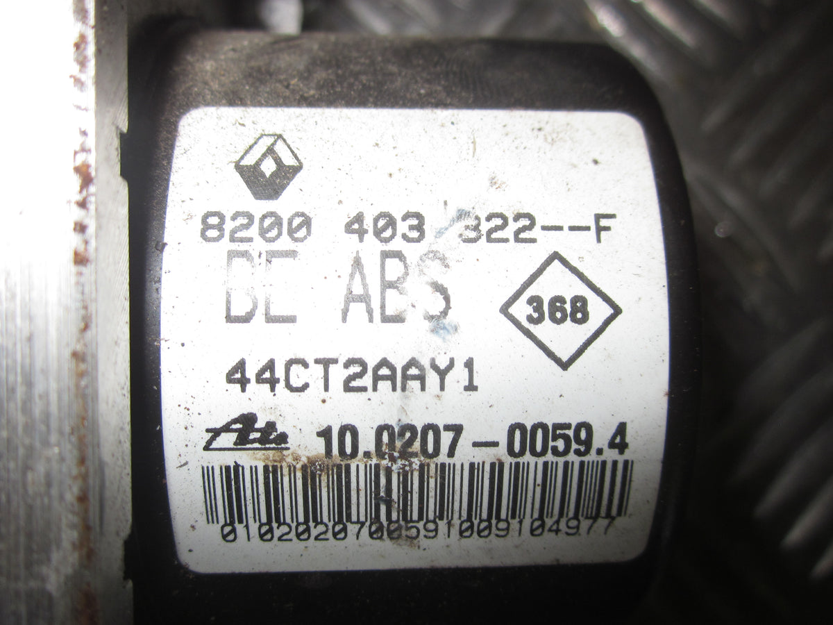 Renault Twingo 2 ABS Pumpe Med OEM Nr. 10020700594 Fra Renault Ophugger