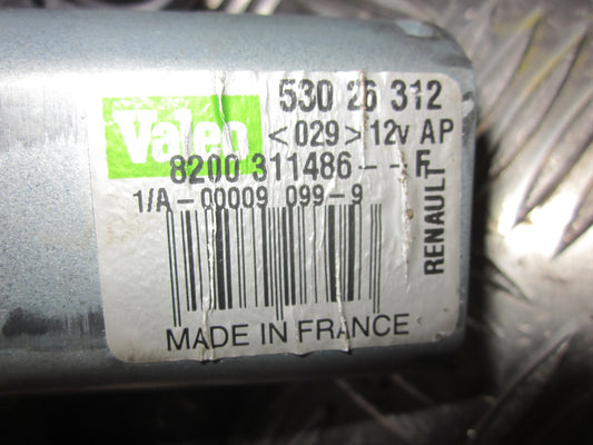 Renault Twingo 2 Bagrudevisker Motor Med OEM Nr. 8200311486 Fra Renault Ophugger
