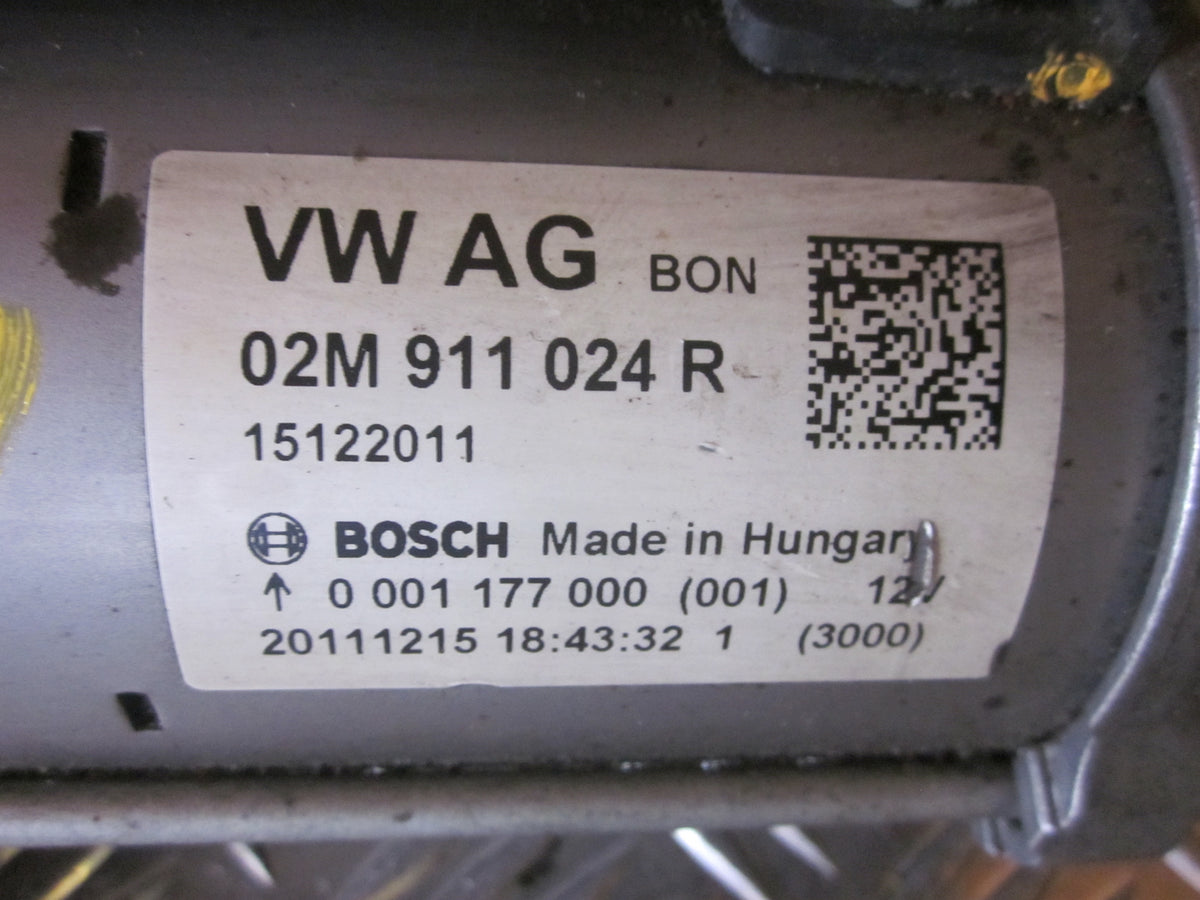 VW Up Starter Med OEM Nr. 02M911021H Fra VW Ophugger
