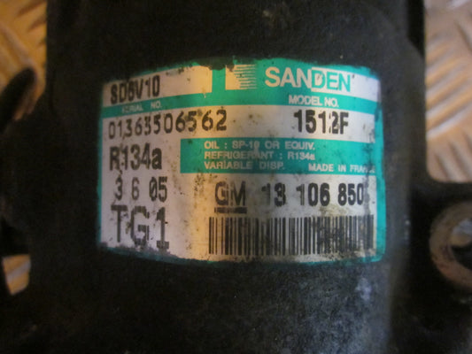 Opel Corsa C Aircondition Pumpe Med OEM Nr. Ophugger Fra Opel Ophugger