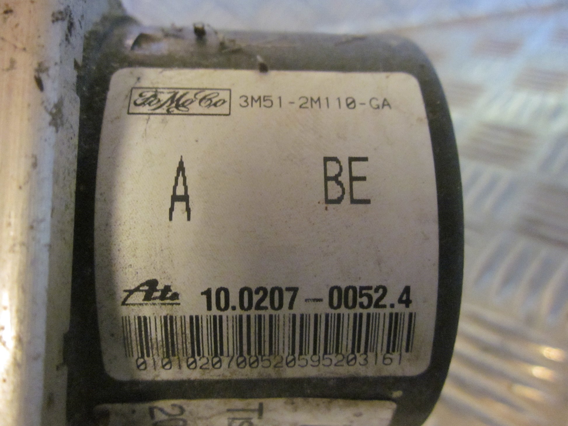 Ford C‑Max 1 Abs Pumpe Med OEM Nr. 3M512M110KA Fra Ford Ophugger