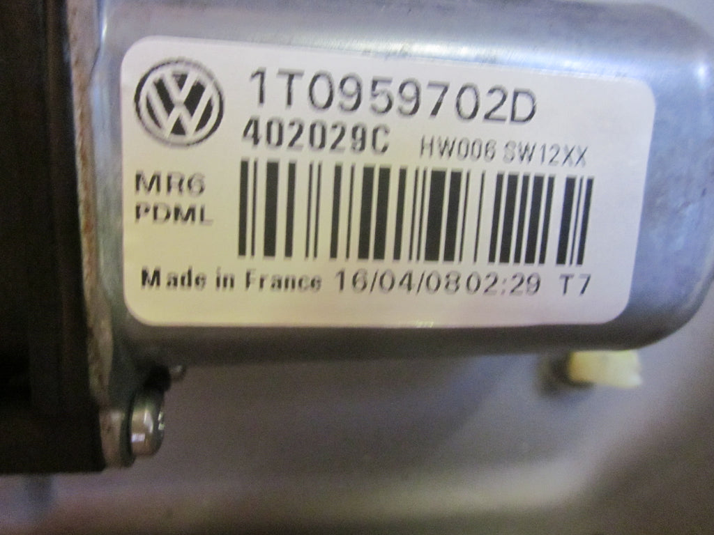 Skoda Octavia Rudemotor - Rudehejs Med OEM Nr. 1K0959792J Fra Skoda Ophugger