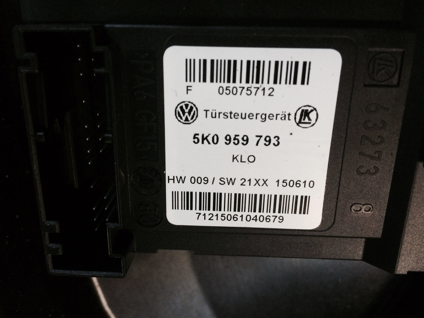 VW Golf 6 1K Rudemotor - Rudehejs Med OEM Nr. 5K0959701B Fra VW Ophugger