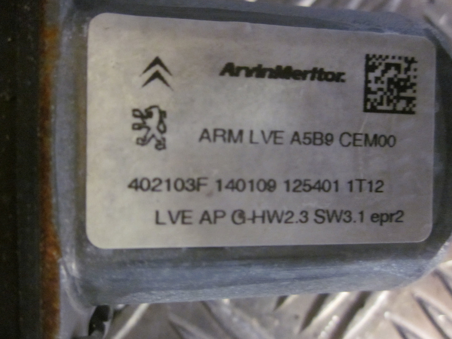 Peugeot Partner Rudemotor - Rudehejs Med OEM Nr. Ophugger Fra Peugeot Ophugger