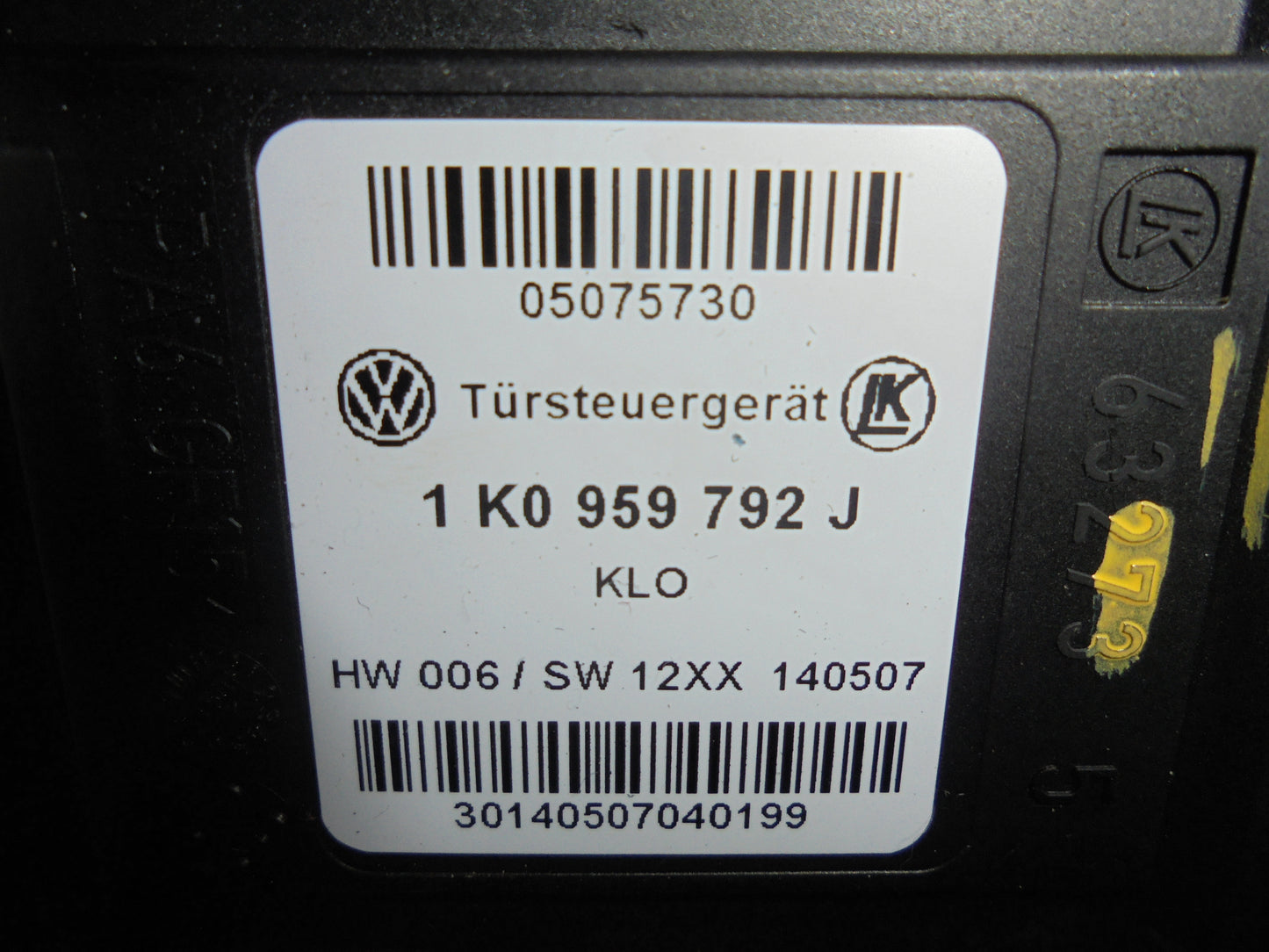 VW Touran 1T GP Rudemotor - Rudehejs Med OEM Nr. 1T0959702D Fra VW Ophugger