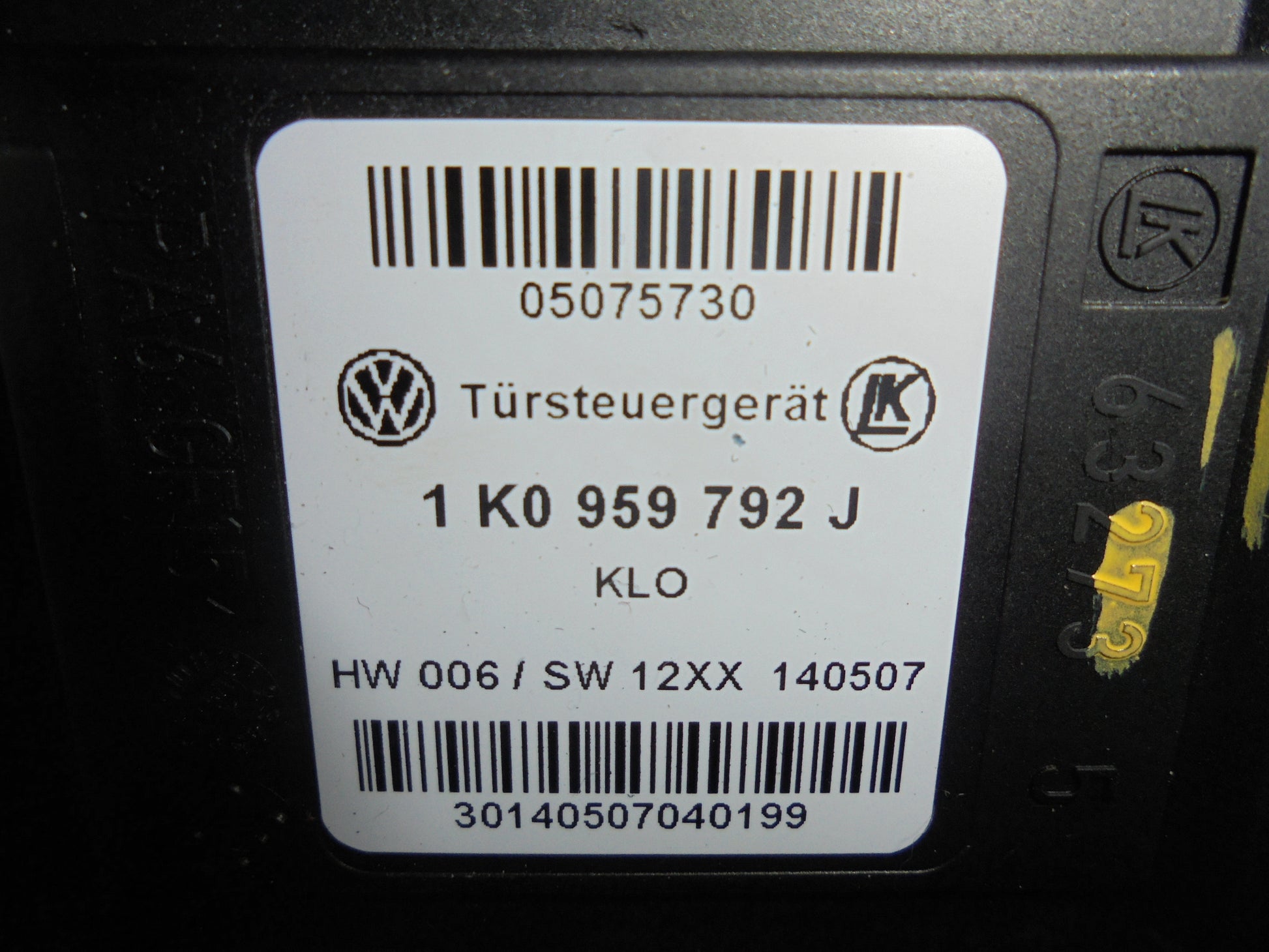 VW Touran 1T GP Rudemotor - Rudehejs Med OEM Nr. 1T0959702D Fra VW Ophugger