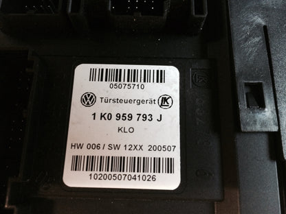 VW Touran 1T GP Rudemotor - Rudehejs Med OEM Nr. 1T0959701D Fra VW Ophugger