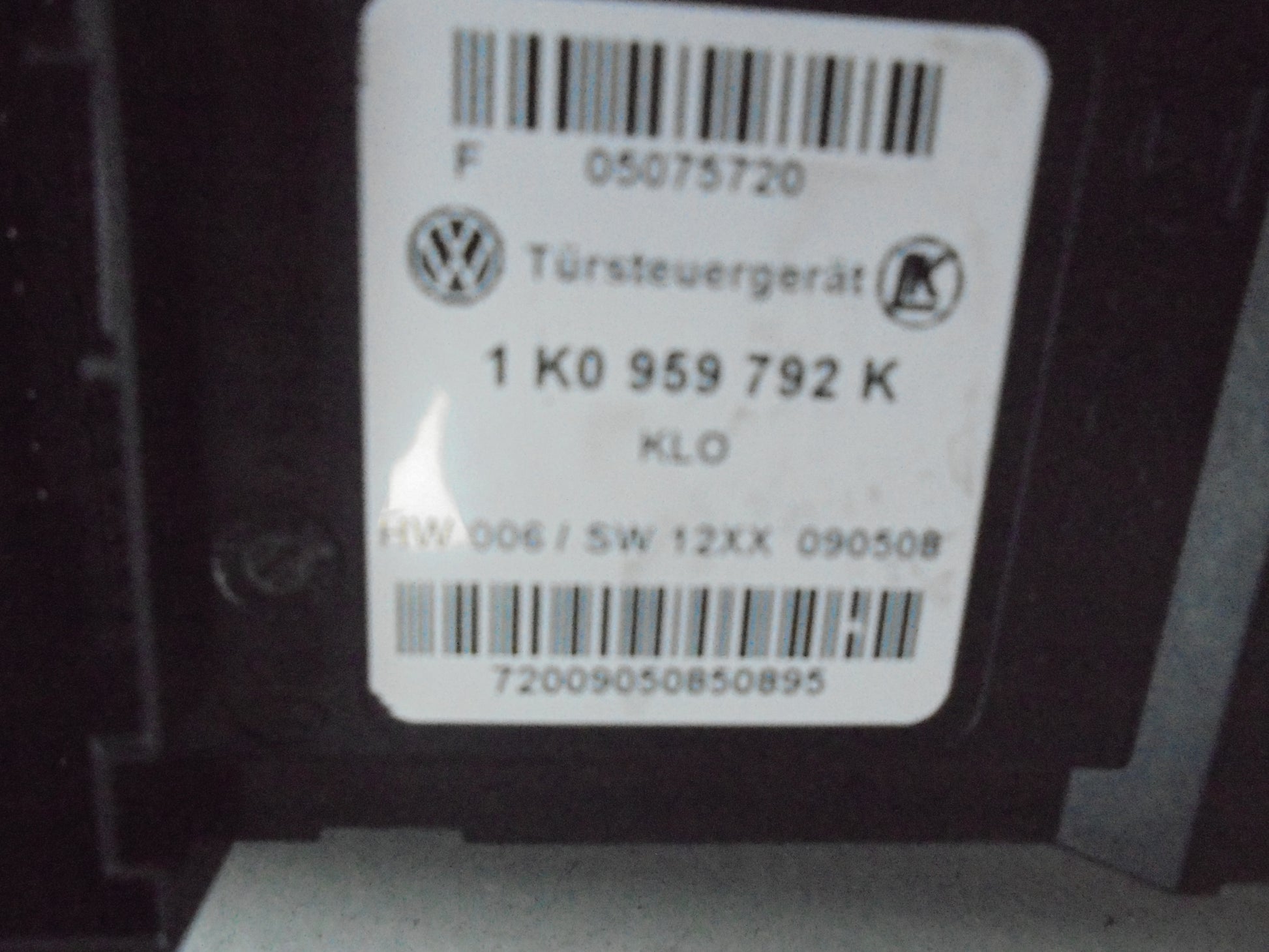 VW Touran 1T GP Rudemotor - Rudehejs Med OEM Nr. 1T0959702E Fra VW Ophugger