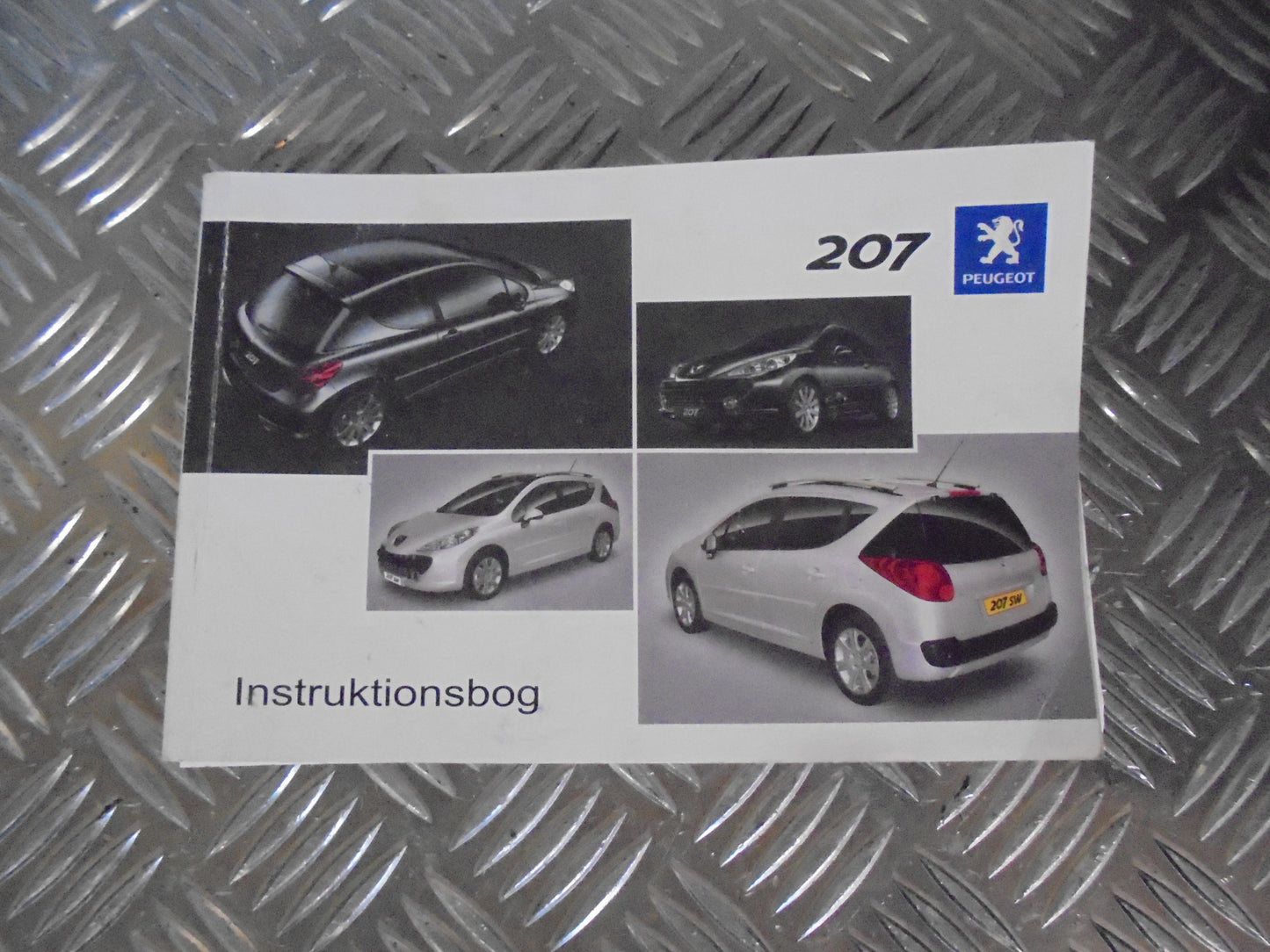 Peugeot 207 Instruktionsbog Med OEM Nr. Ophugger Fra Peugeot Ophugger
