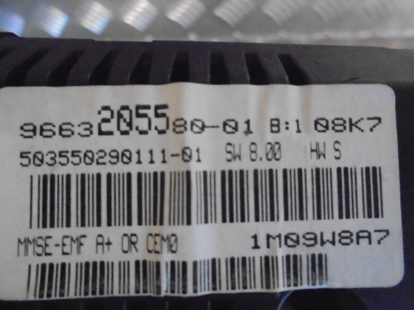 Peugeot 207 Ur Med OEM Nr. 9663205580 Fra Peugeot Ophugger