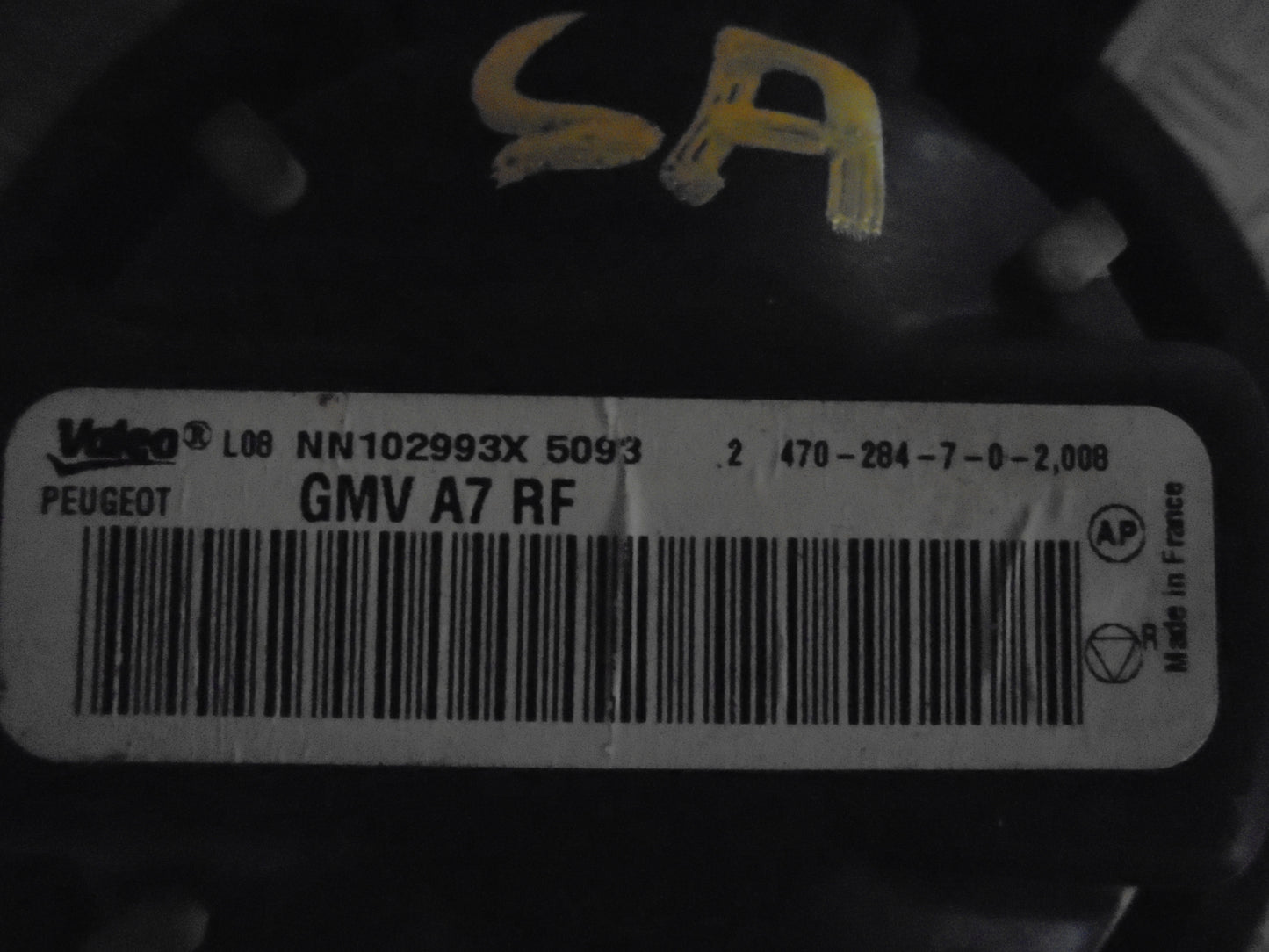 Peugeot 207 Varmeblæser Med OEM Nr. Ophugger Fra Peugeot Ophugger