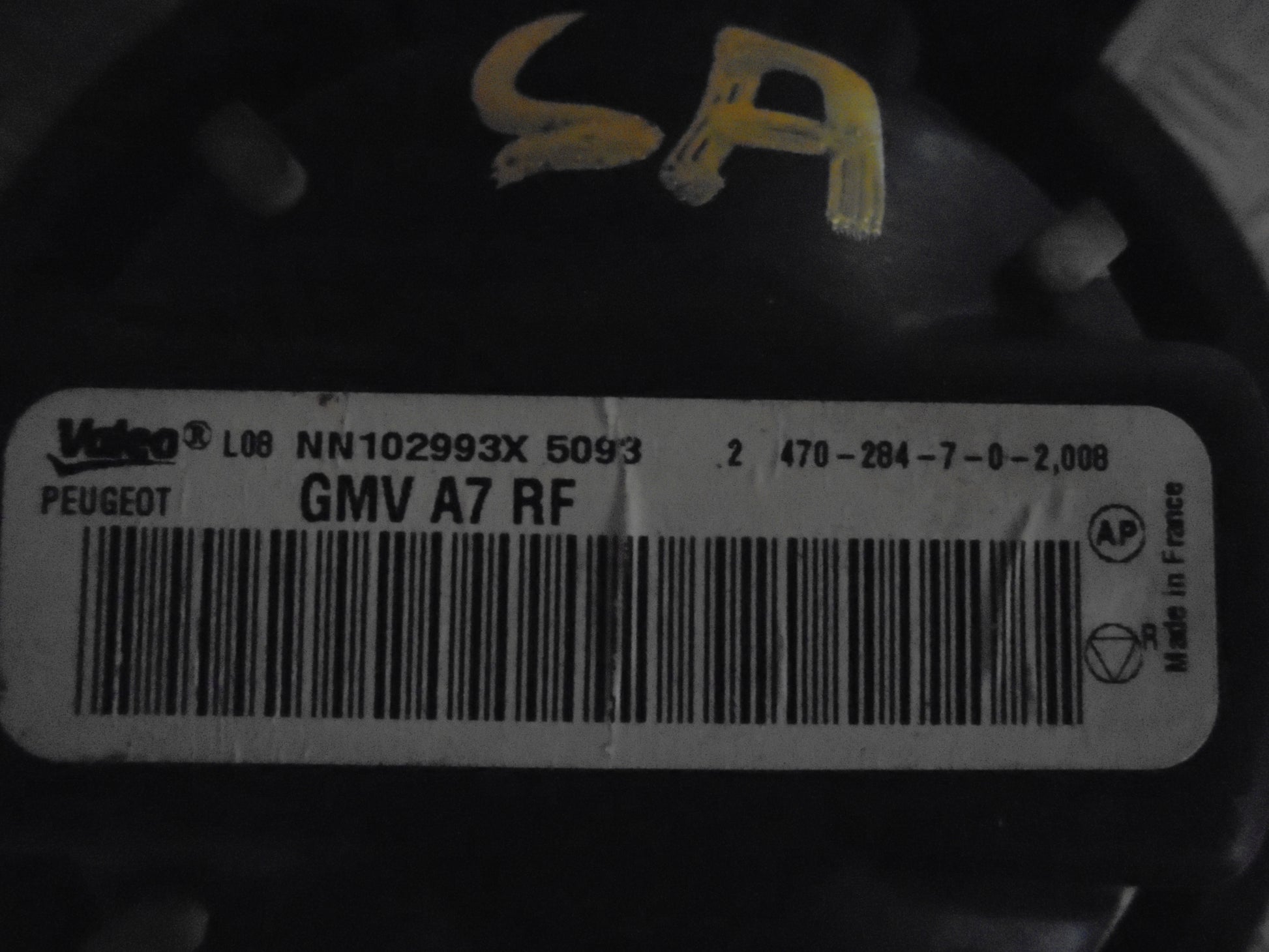 Peugeot 207 Varmeblæser Med OEM Nr. Ophugger Fra Peugeot Ophugger