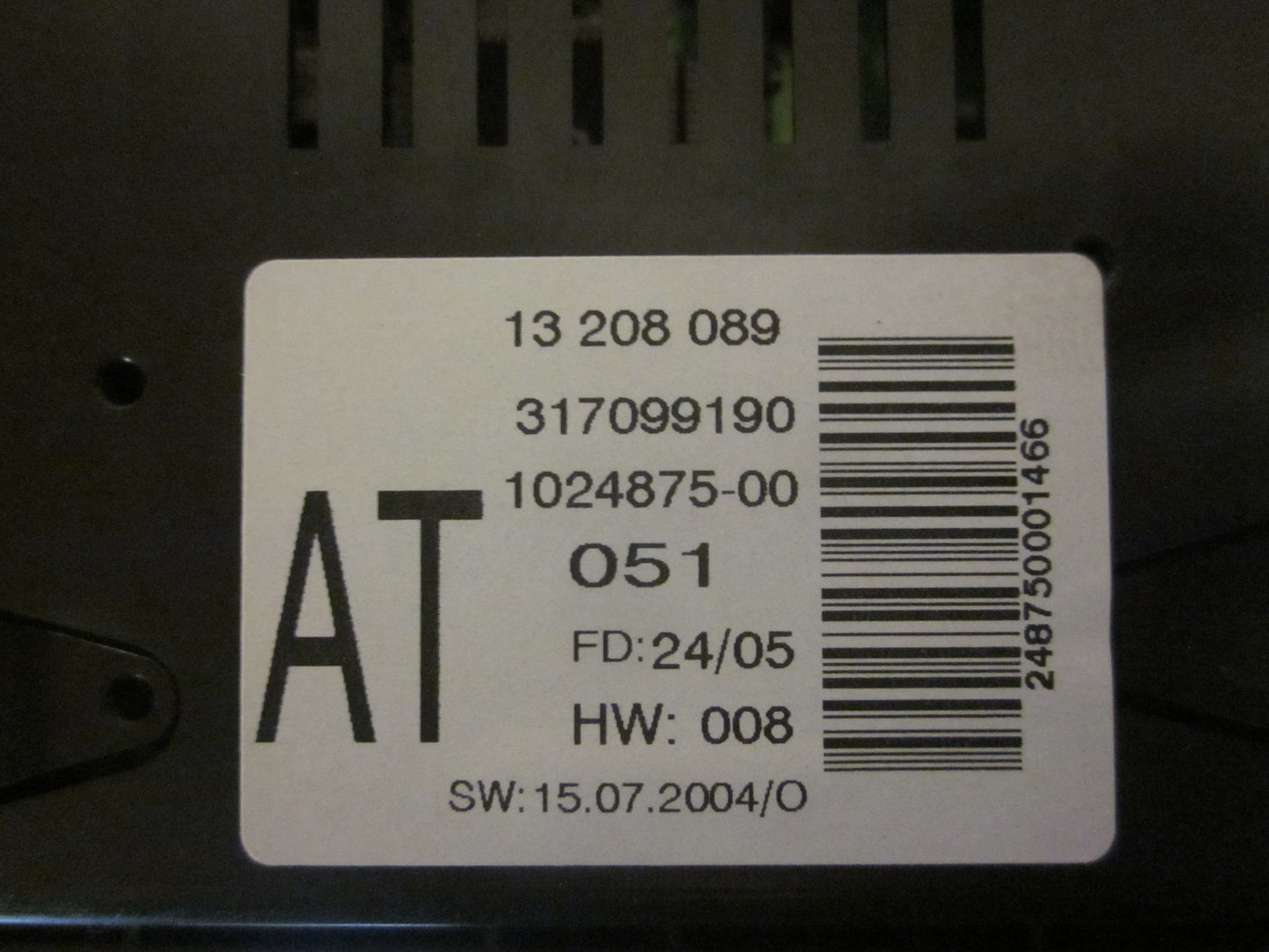 Opel Astra H Ur Med OEM Nr. Ophugger Fra Opel Ophugger