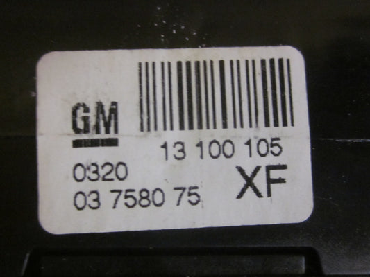 Opel Astra H Kontakt Katastrofe Med OEM Nr. Ophugger Fra Opel Ophugger