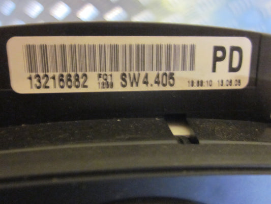 Opel Astra H Speedometer - Instrument Med OEM Nr. Ophugger Fra Opel Ophugger