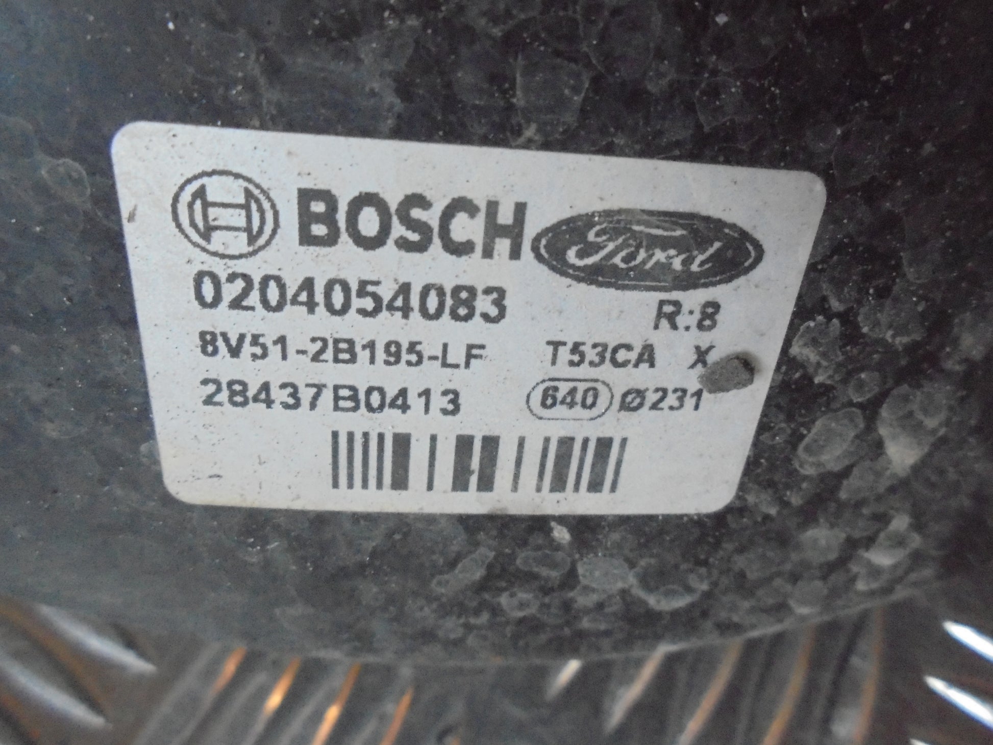 Ford Fiesta 7 Bremseforstærker Med OEM Nr. Ophugger Fra Ford Ophugger