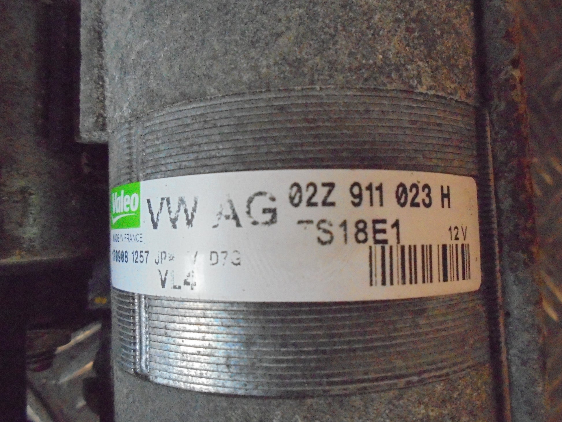 VW Touran 1T GP Starter Med OEM Nr. 02Z911023H Fra VW Ophugger