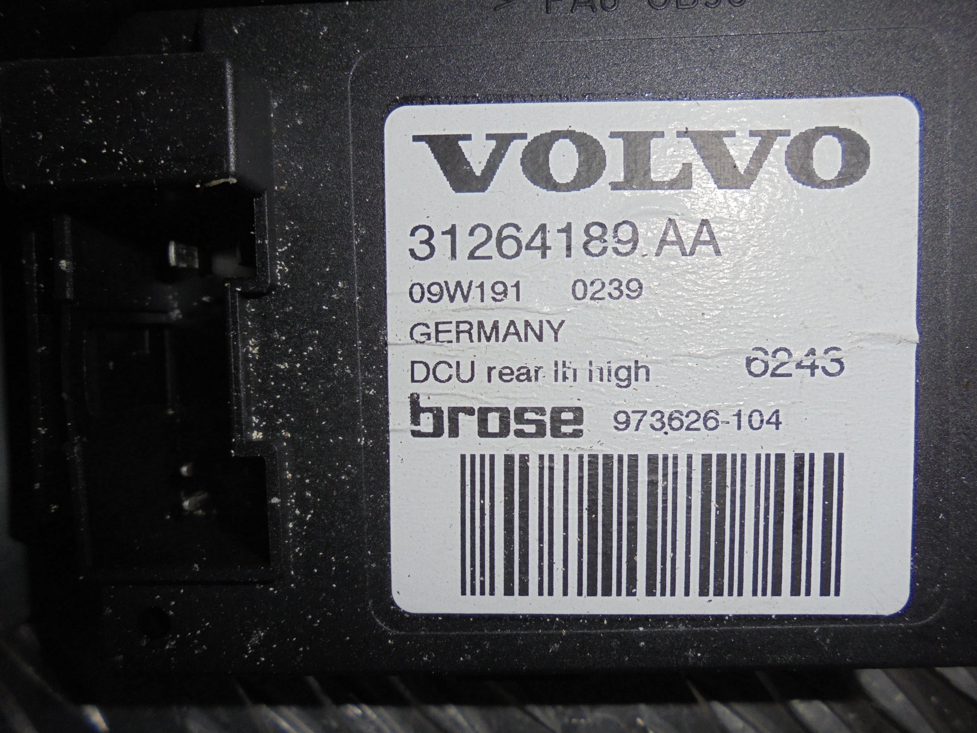 VW Golf 6 1K Rudemotor - Rudehejs Med OEM Nr. 31264189AA Fra VW Ophugger