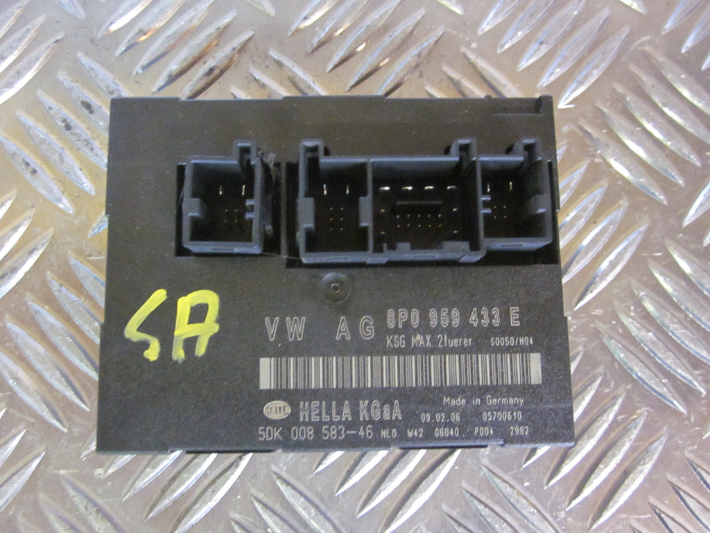 Audi A3 Bcm / Komfortkomputer Med OEM Nr. 8P0959433E Fra Audi Ophugger