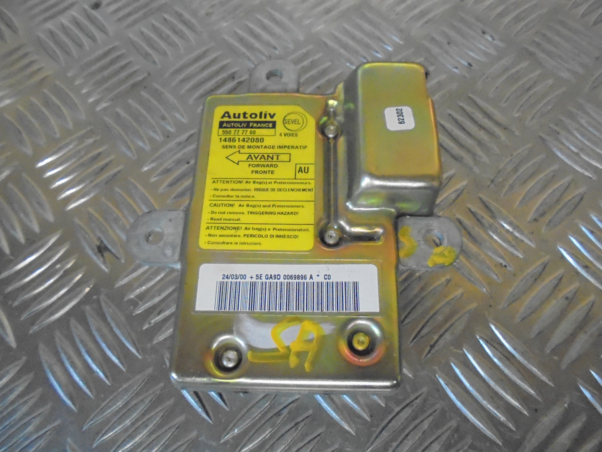 Citroen Evasion Airbag Elboks Med OEM Nr. Ophugger Fra Citroen Ophugger