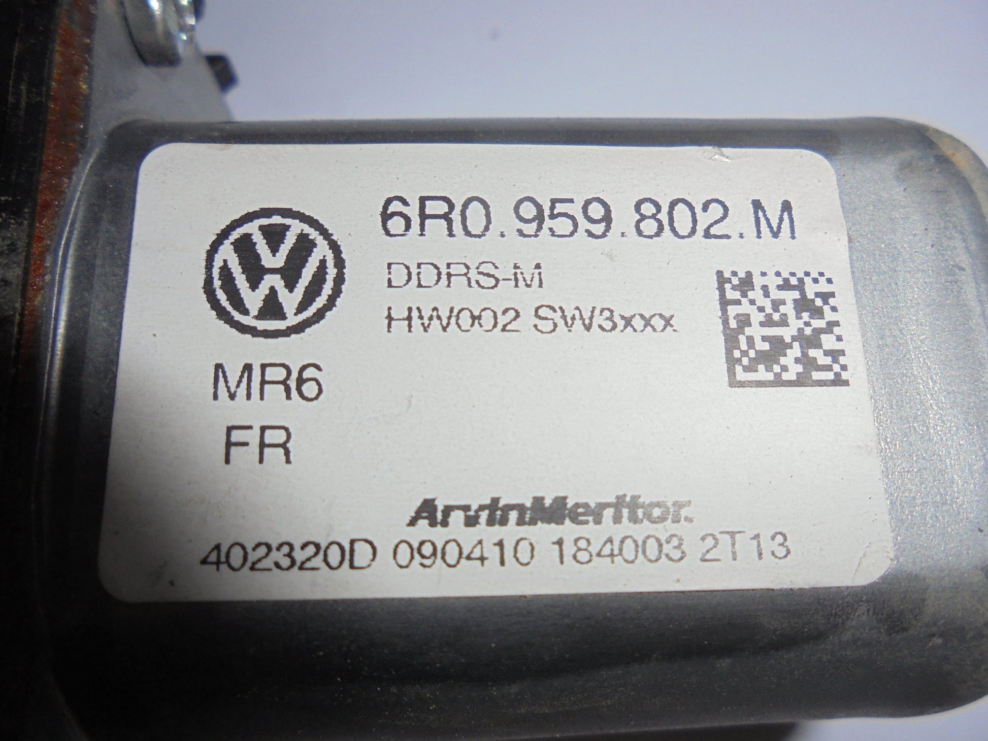 Skoda Fabia Rudemotor - Rudehejs Med OEM Nr. 6R0959802M Fra Skoda Ophugger