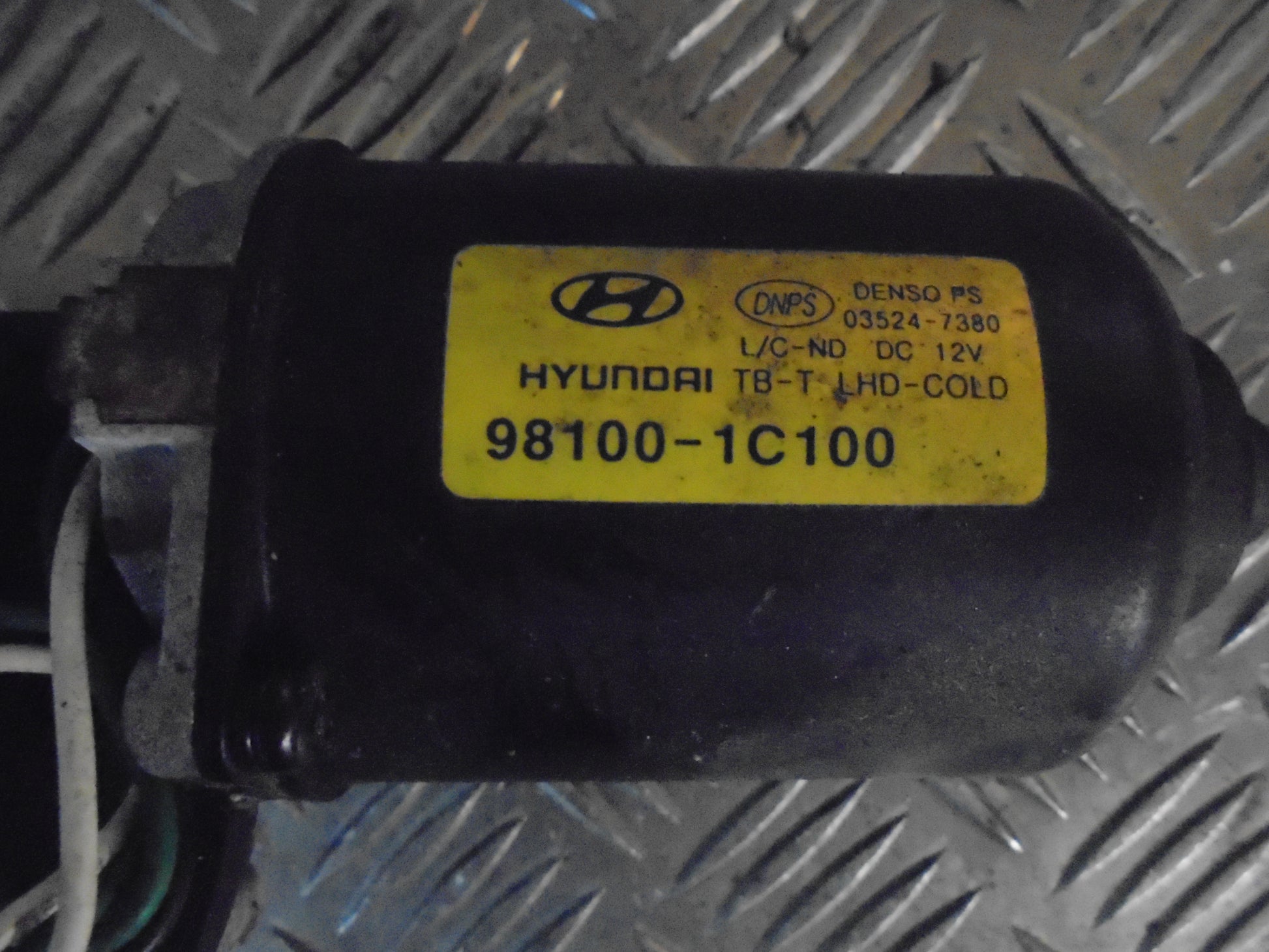 Hyundai Getz Viskermotor Med OEM Nr. Ophugger Fra Hyundai Ophugger