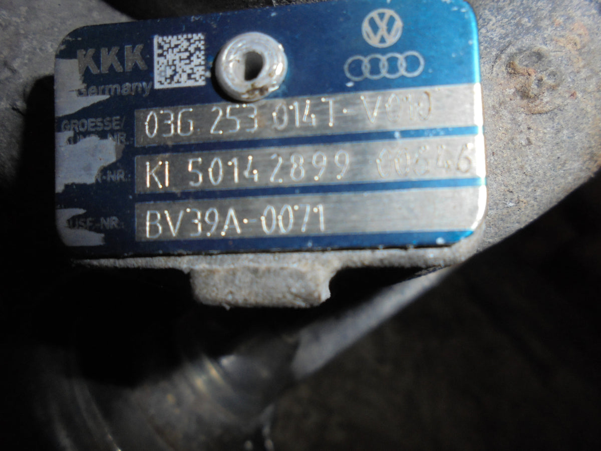 VW Touran 1T/Gp Turbolader Med OEM Nr. 03G253014T Fra VW Ophugger