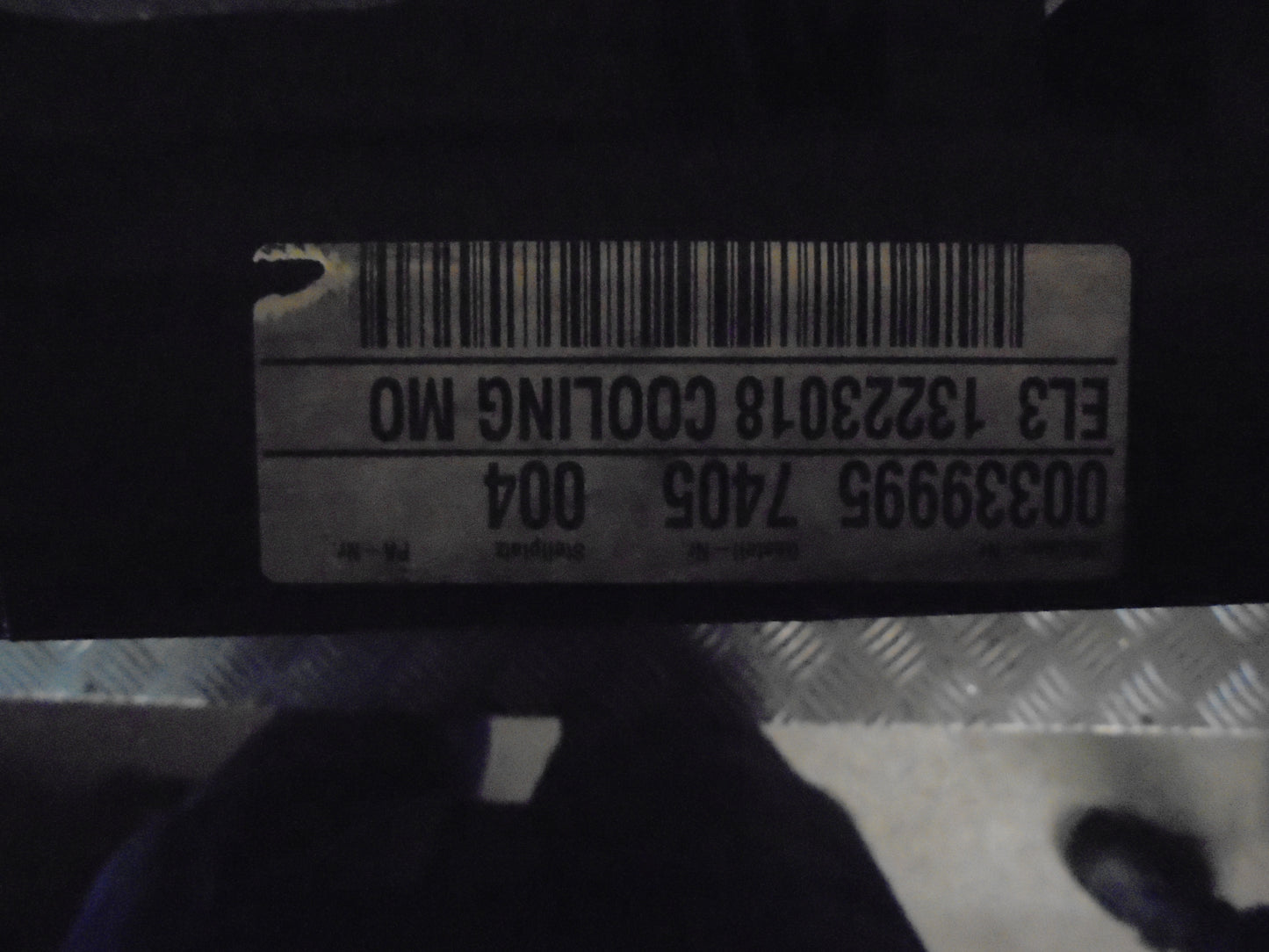 Opel Insignia A Kølerblæser El Med OEM Nr. Ophugger Fra Opel Ophugger