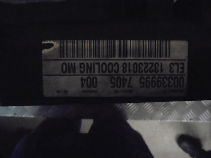 Opel Insignia A Kølerblæser El Med OEM Nr. Ophugger Fra Opel Ophugger