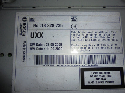 Opel Insignia A Navigationsanl Med OEM Nr. Ophugger Fra Opel Ophugger