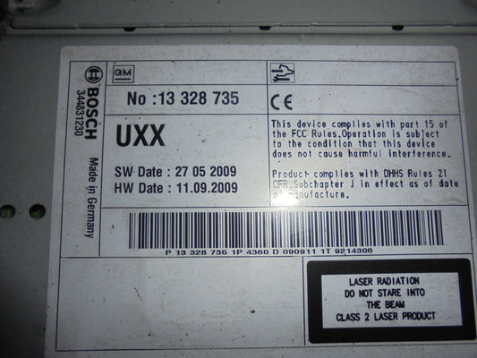 Opel Insignia A Navigationsanl Med OEM Nr. Ophugger Fra Opel Ophugger