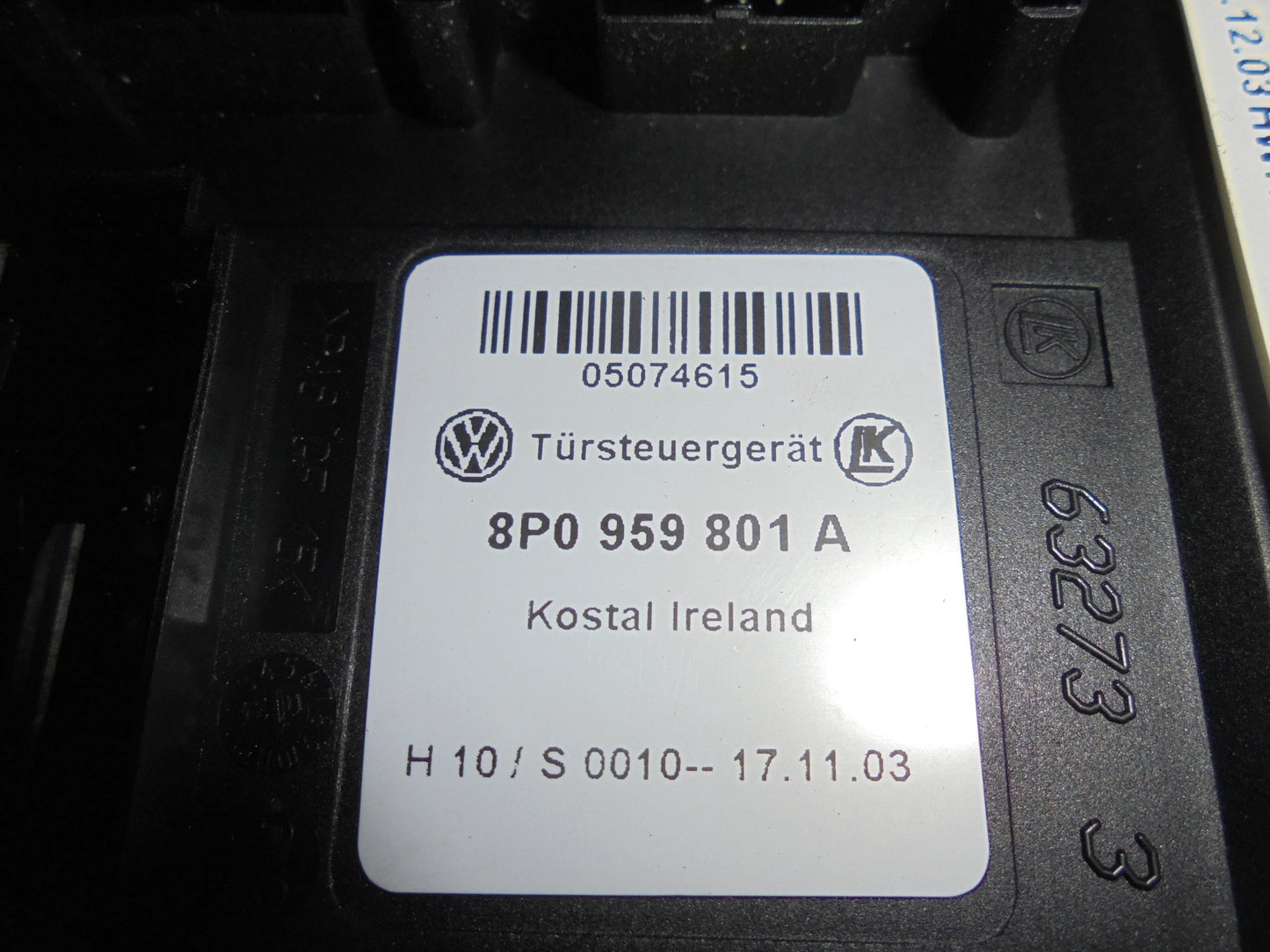 Audi A3 8P Rudemotor - Rudehejs Med OEM Nr. 8P0959801A Fra Audi Ophugger