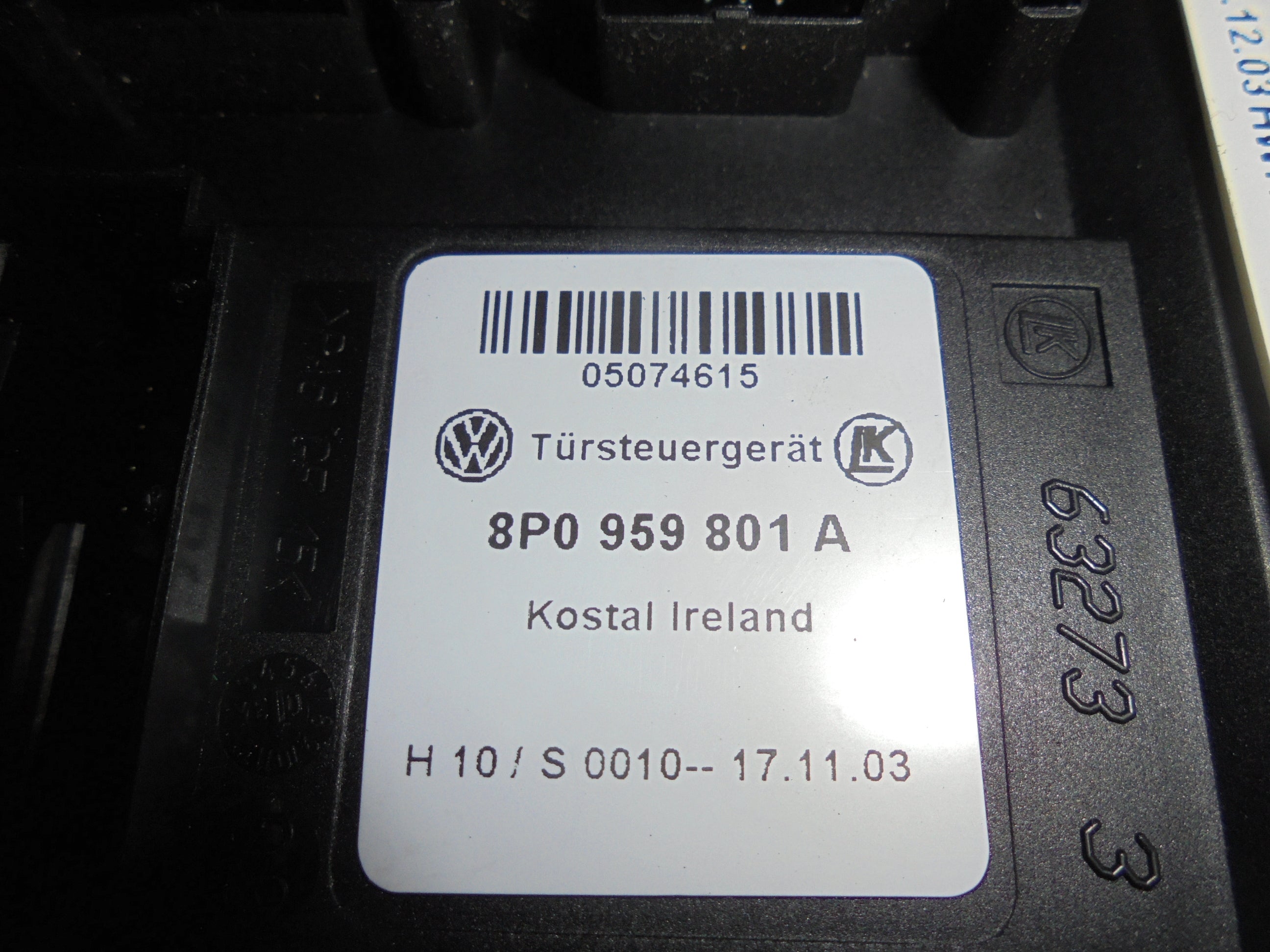 Audi A3 Rudemotor - Rudehejs Med OEM Nr. 8P0959801A Fra Audi Ophugger