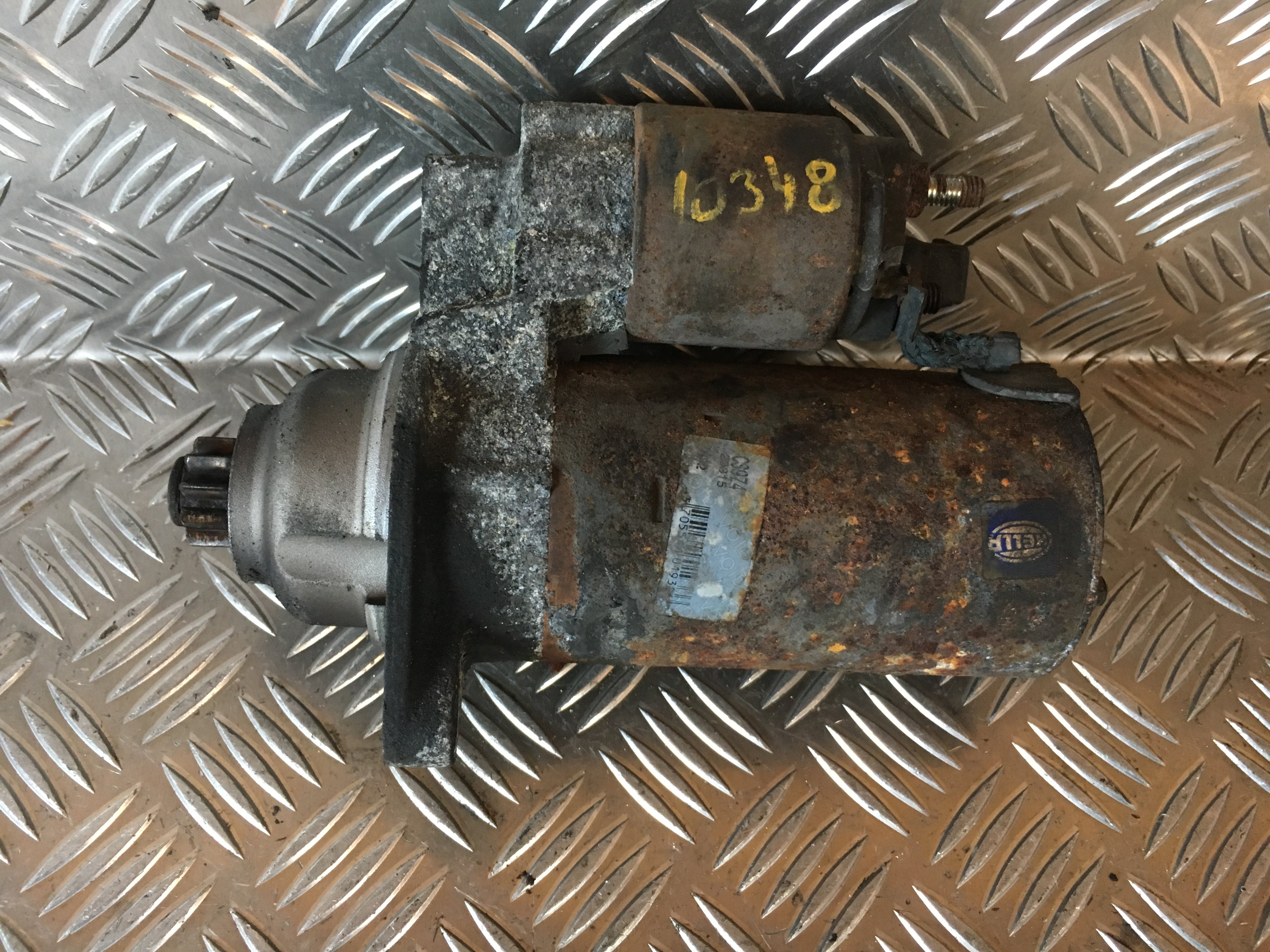 VW Sharan 7M Starter Med OEM Nr. Ophugger Fra VW Ophugger