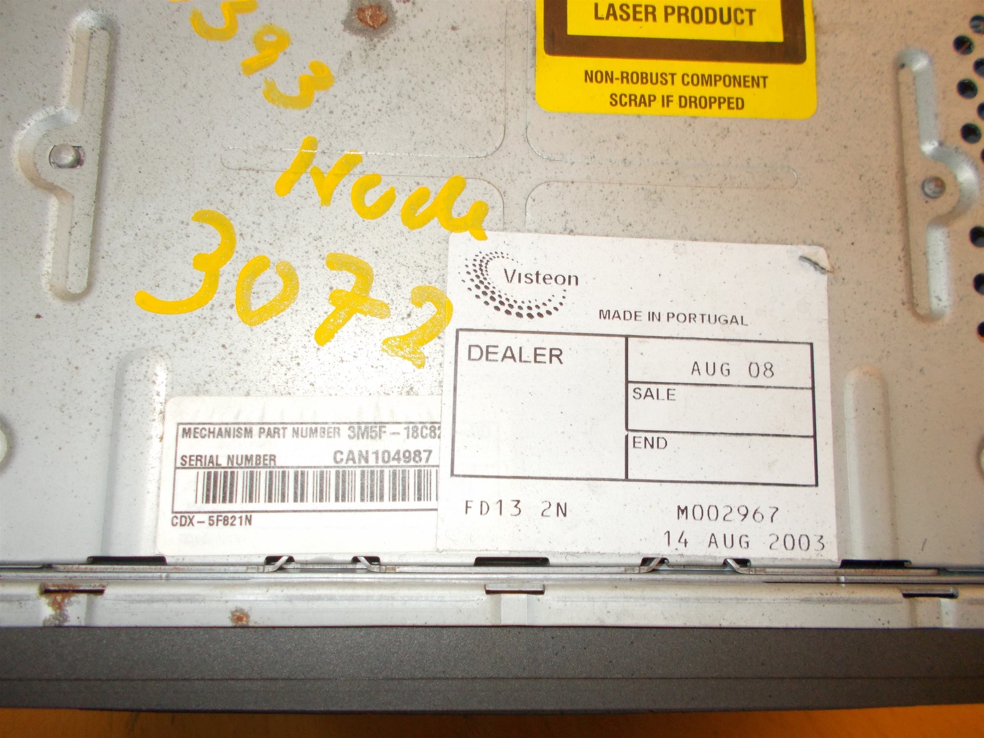 Ford Mondeo 3 Navigationsanl Med OEM Nr. Ophugger Fra Ford Ophugger