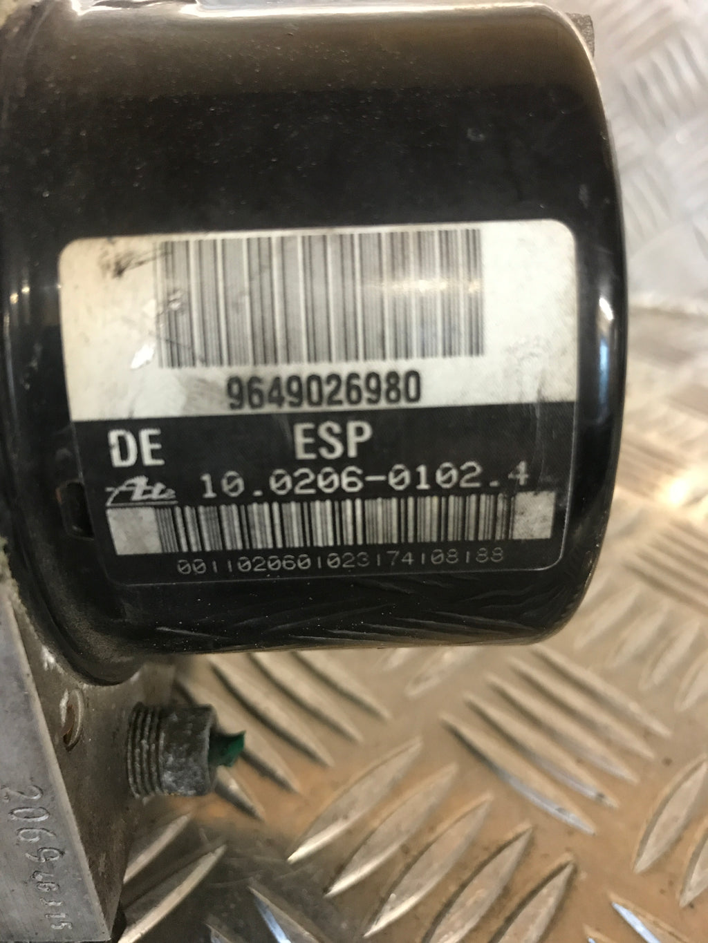 Peugeot 206 ABS Pumpe Med OEM Nr. 4541V7 Fra Peugeot Ophugger