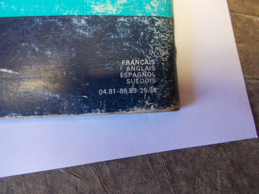 Peugeot 305 Instruktionsbog Med OEM Nr. Ophugger Fra Peugeot Ophugger