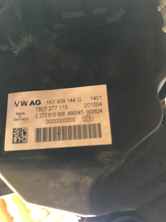 Seat Altea Tandstang Med OEM Nr. 1K1423051BG Fra Seat Ophugger