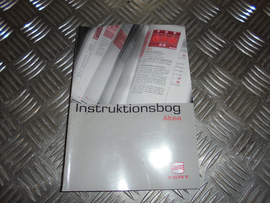 Seat Altea Instruktionsbog Med OEM Nr. Ophugger Fra Seat Ophugger