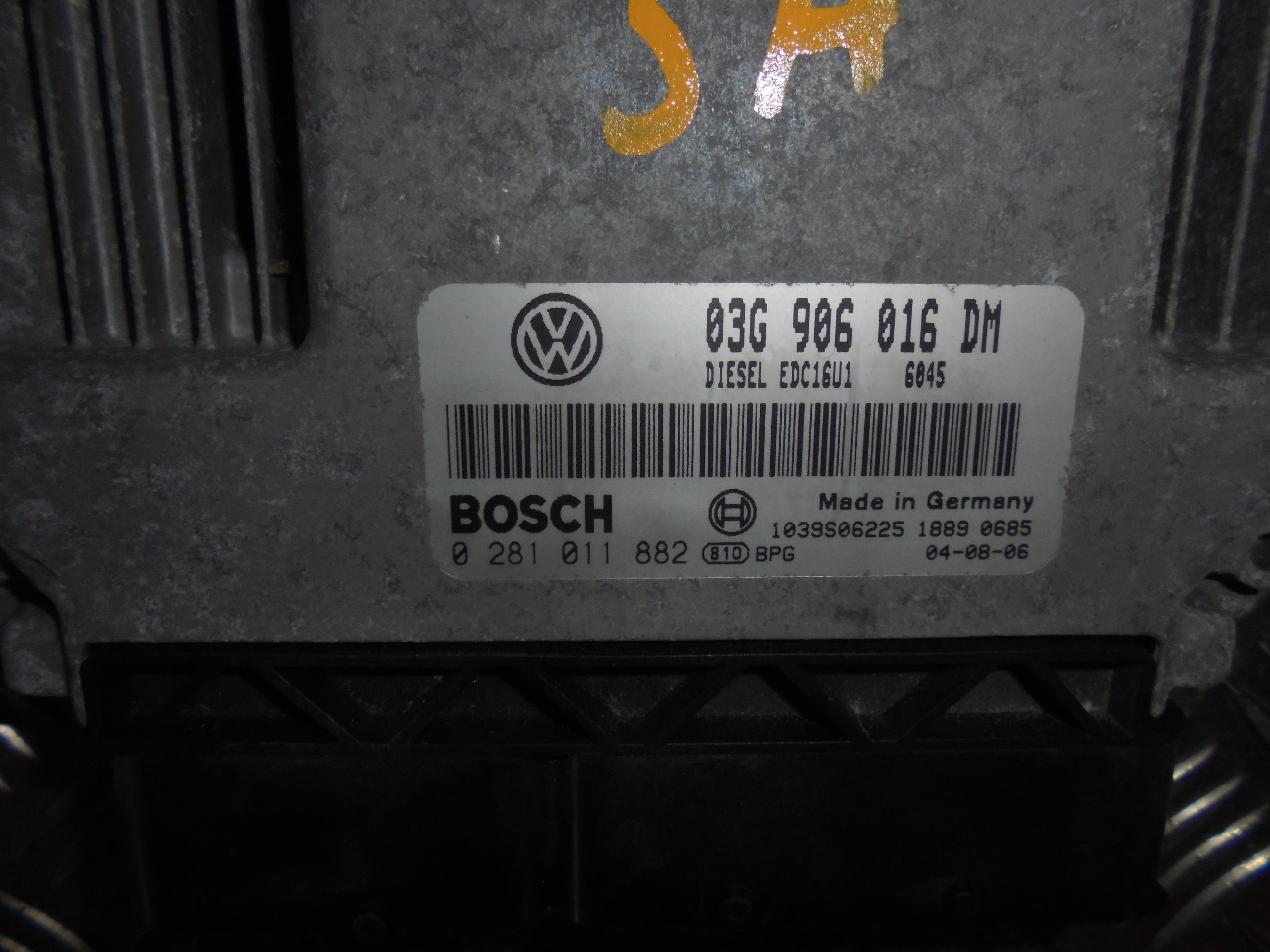 VW Caddy 2K Motorstyring - Motorstyreboks - Injection Elboks Med OEM Nr. 0281011882 Fra VW Ophugger