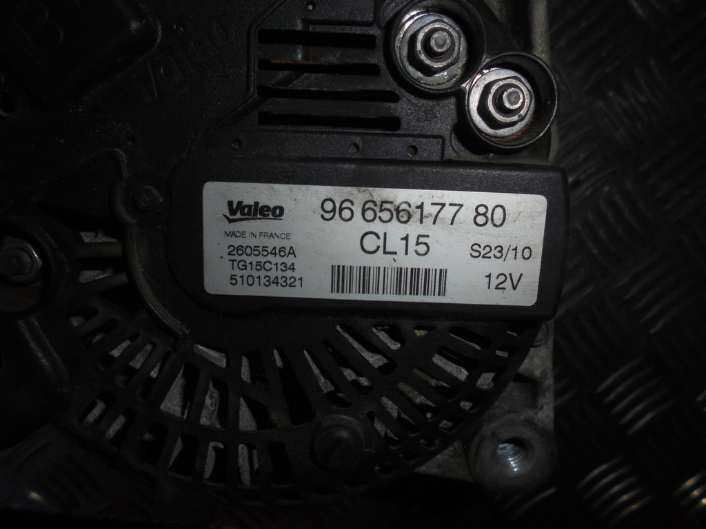 Peugeot 206+ Generator Med OEM Nr. 9665617780 Fra Peugeot Ophugger
