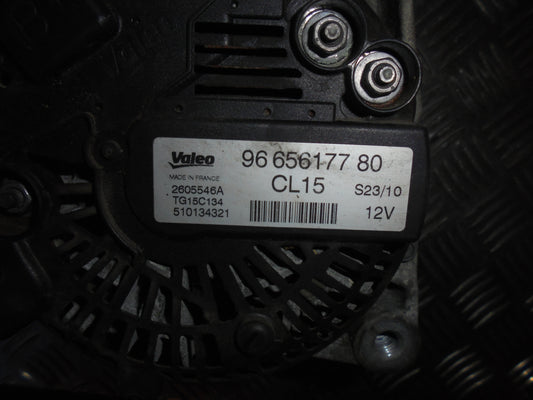 Peugeot 206+ Generator Med OEM Nr. 9665617780 Fra Peugeot Ophugger