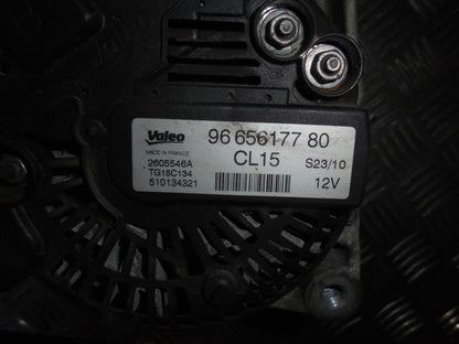 Peugeot 206+ Generator Med OEM Nr. 9646065480 Fra Peugeot Ophugger